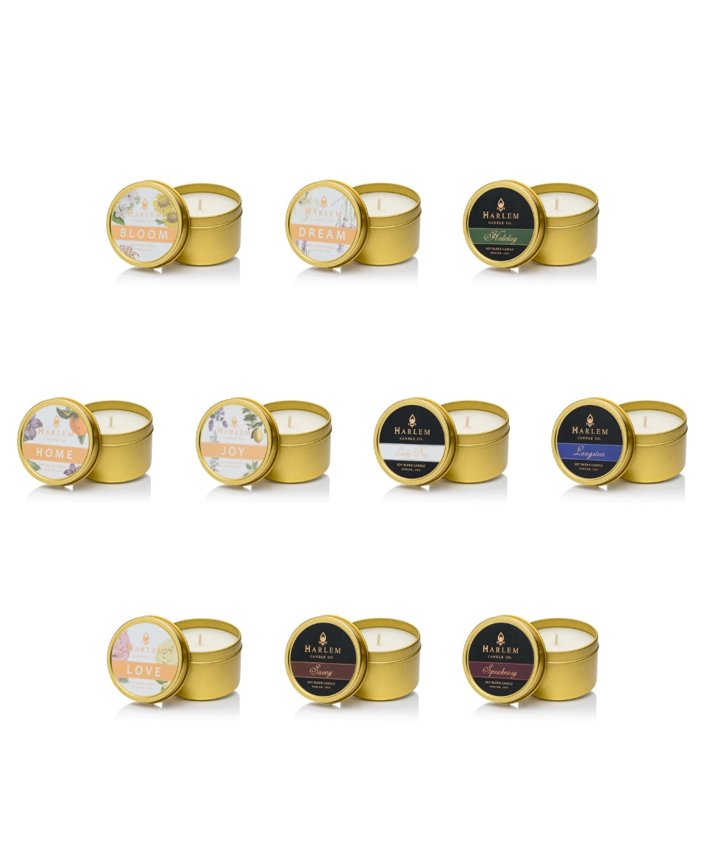Choose your own set of 6 travel candles 