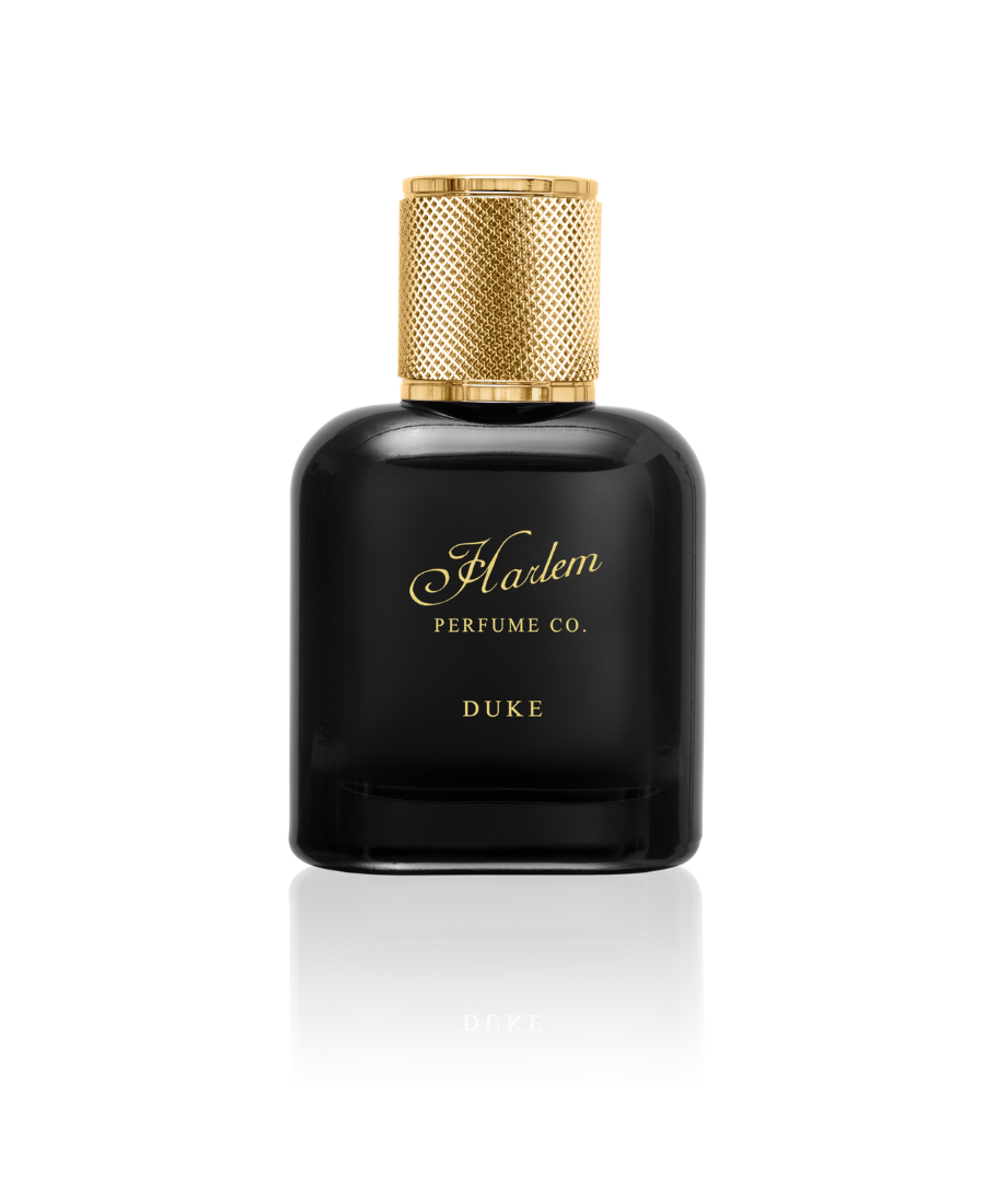 This is an image of our 50 mL charcoal grey Duke Perfume
