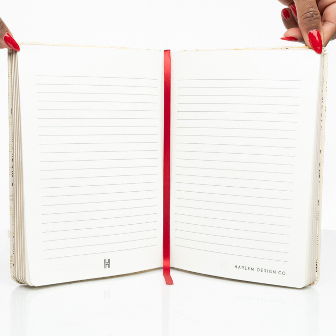 This is an image of the inside of the Harlem design company journal