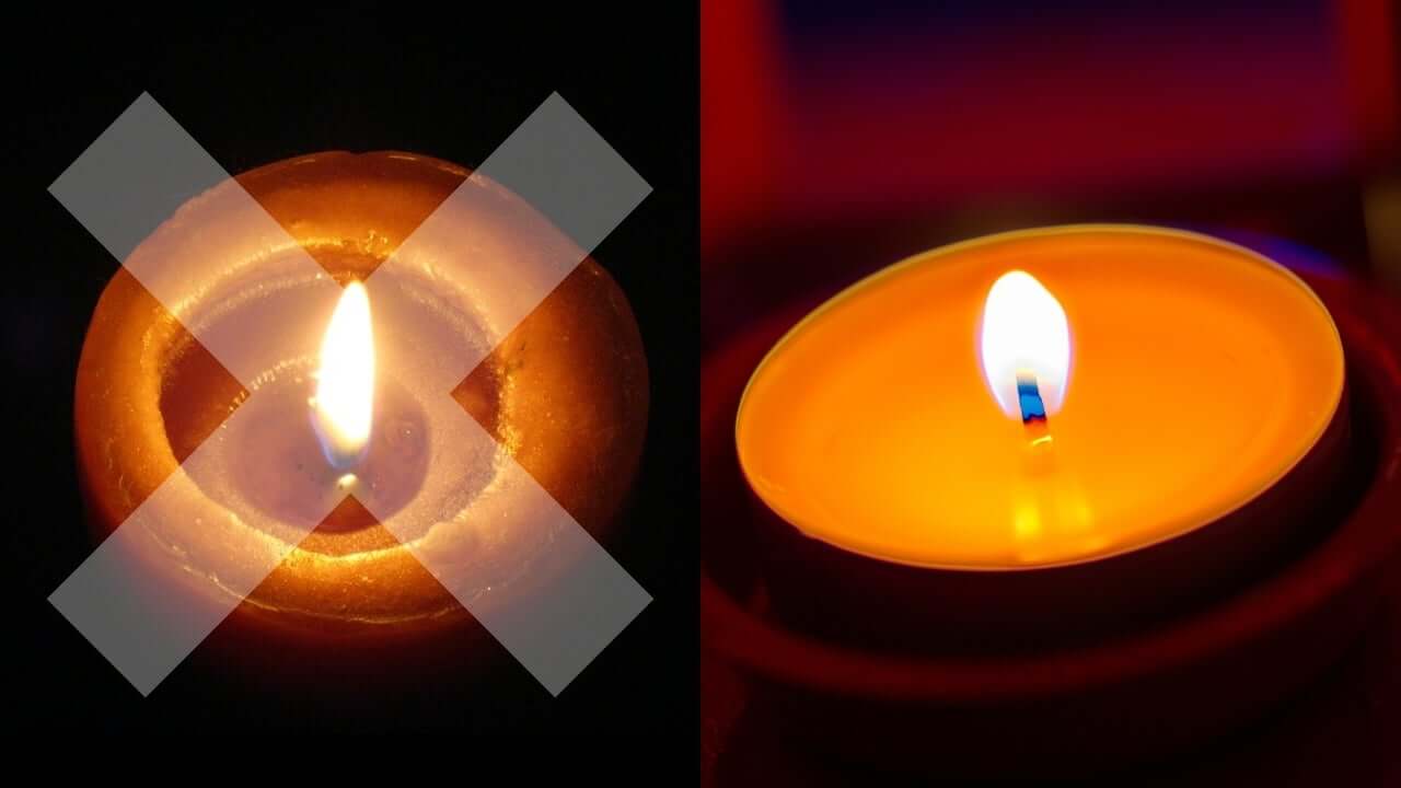 how to fix candle tunneling