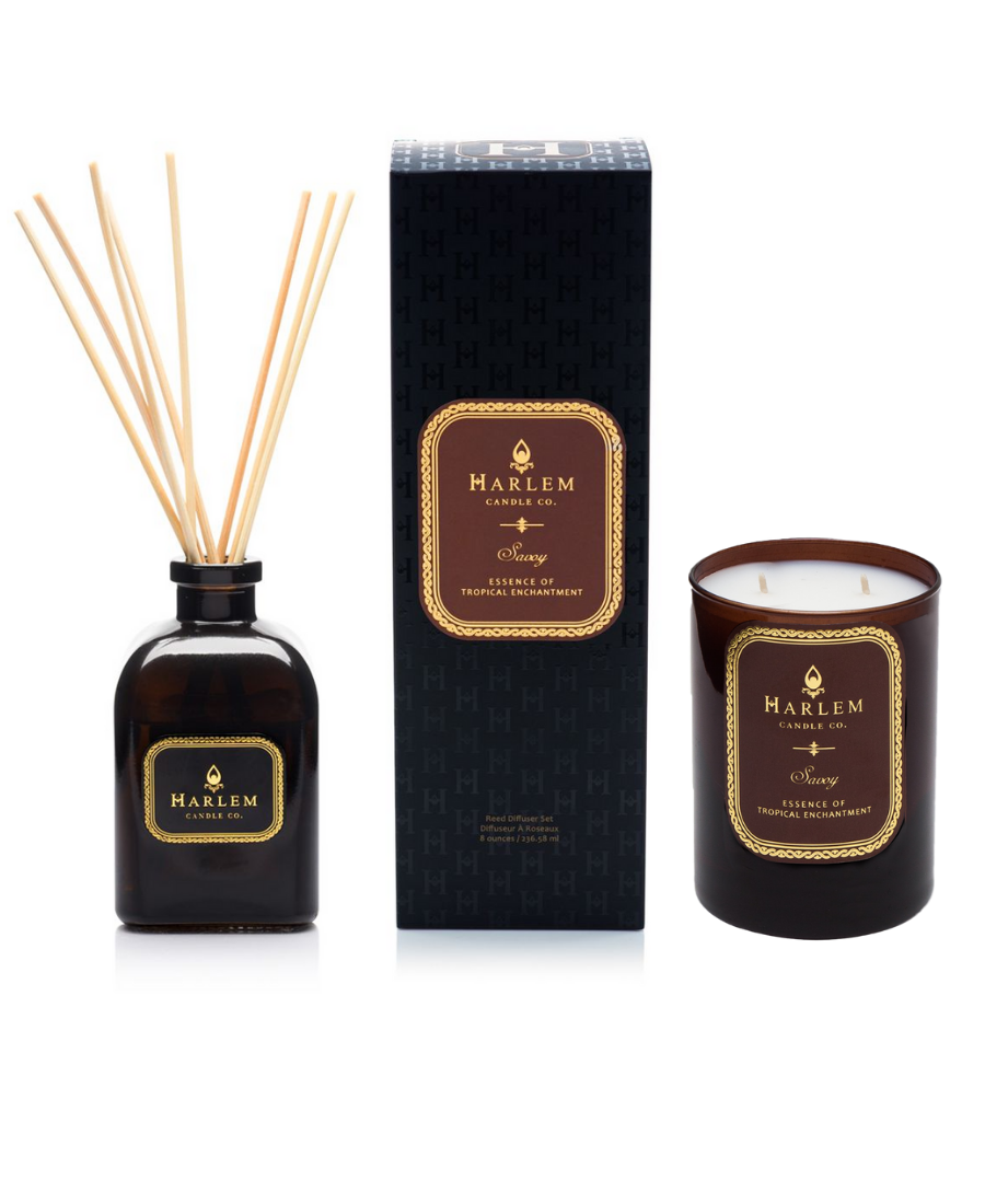 Savoy Reed Diffuser and Candle Bundle