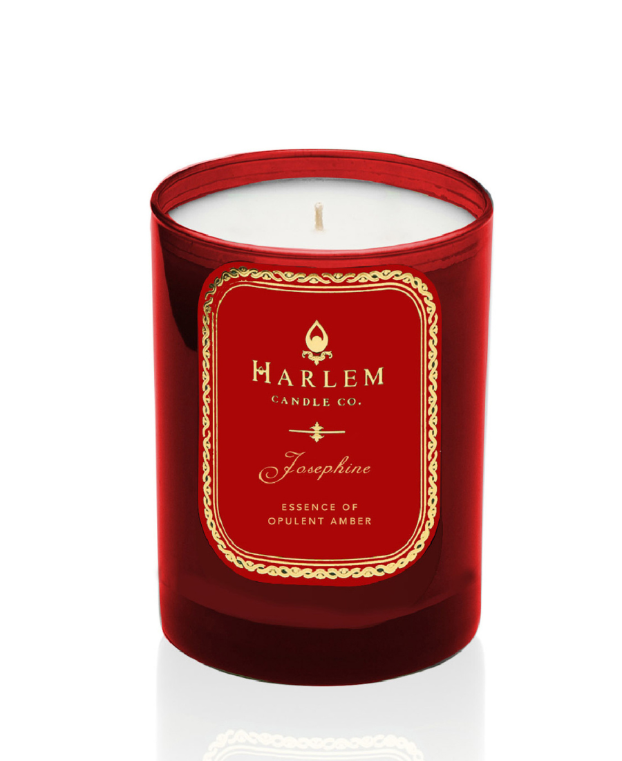 This is an image of our Josefine candle, with one wick pictured on a white background.