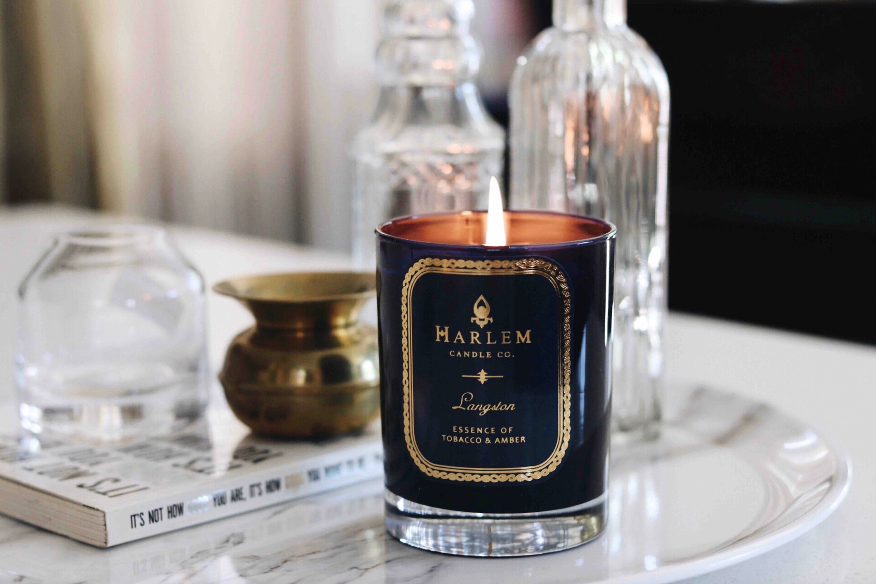 "Langston" Luxury Candle - 1 Wick Version
