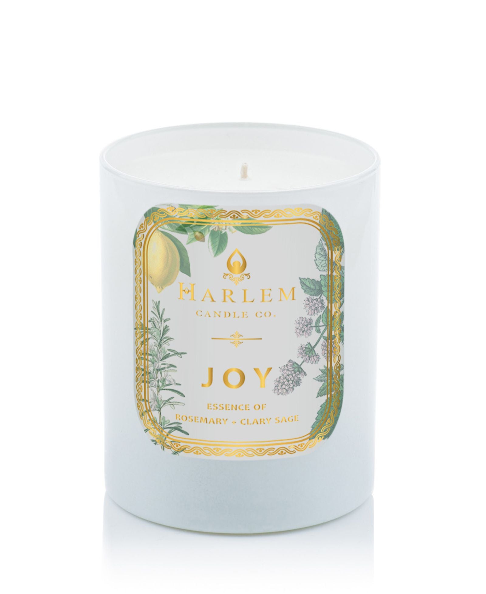 A photo of our Joy candle